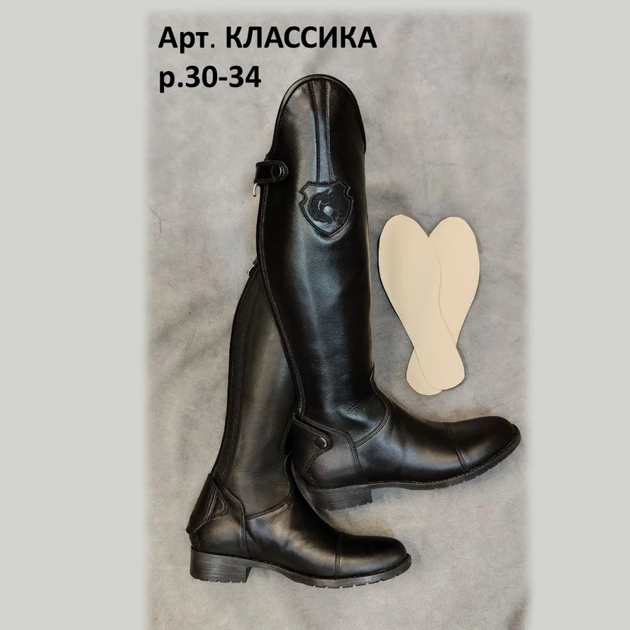 Сапоги чёрные универсальные